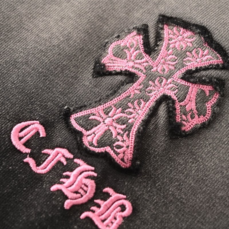 Chrome Hearts Gradient Black Grey Cross T-Shirt view