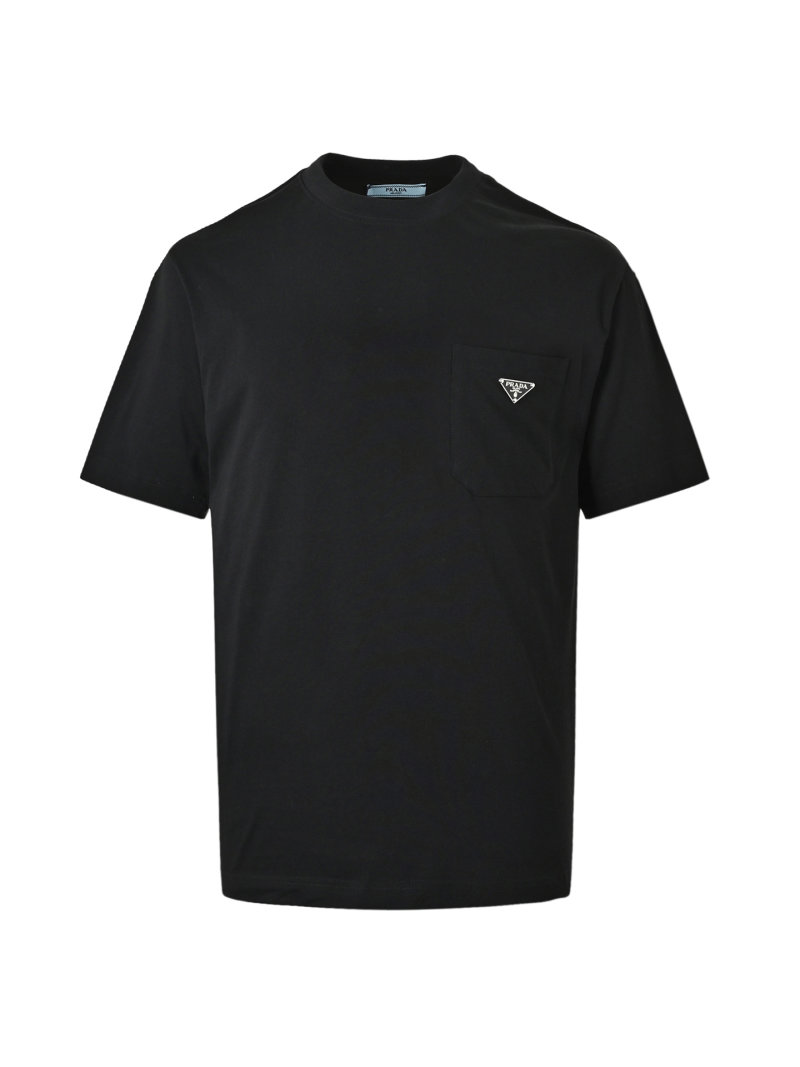 Prada Black Pocket T-Shirt view