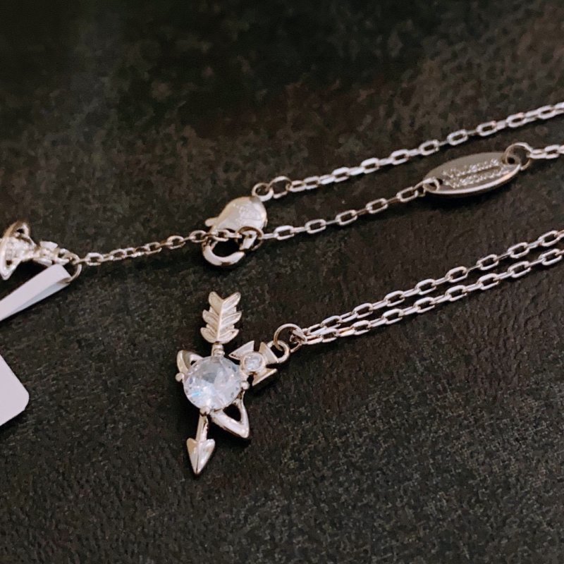 Vivienne Westwood Saturn Pendant Silver Necklace view