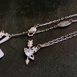 Vivienne Westwood Saturn Pendant Silver Necklace view 5