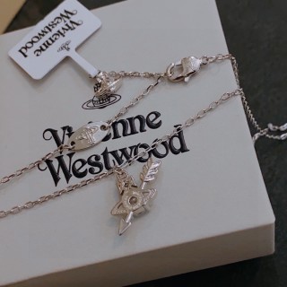 Vivienne Westwood Saturn Pendant Silver Necklace view 6