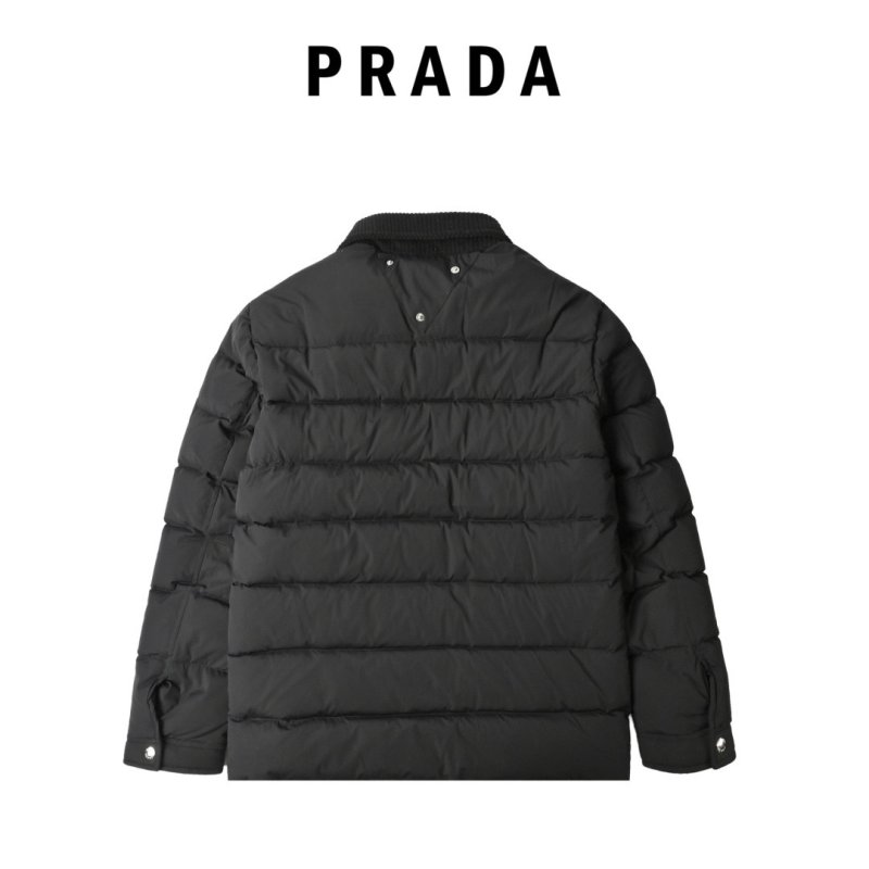 Prada Black Quilted Down Jacket view