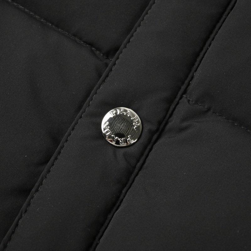 Prada Black Quilted Down Jacket view