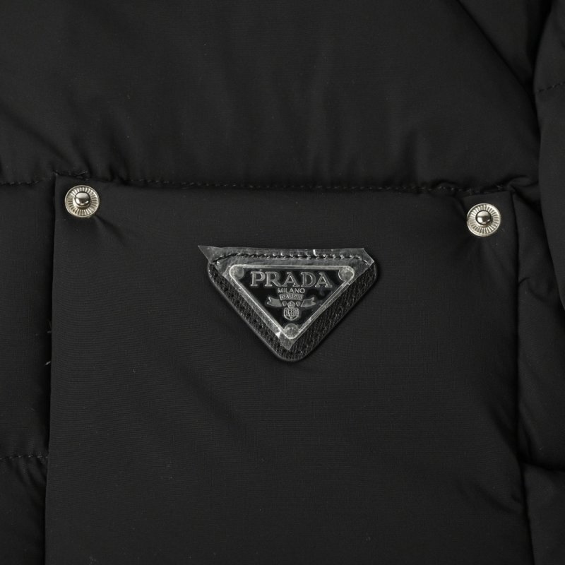 Prada Black Quilted Down Jacket view
