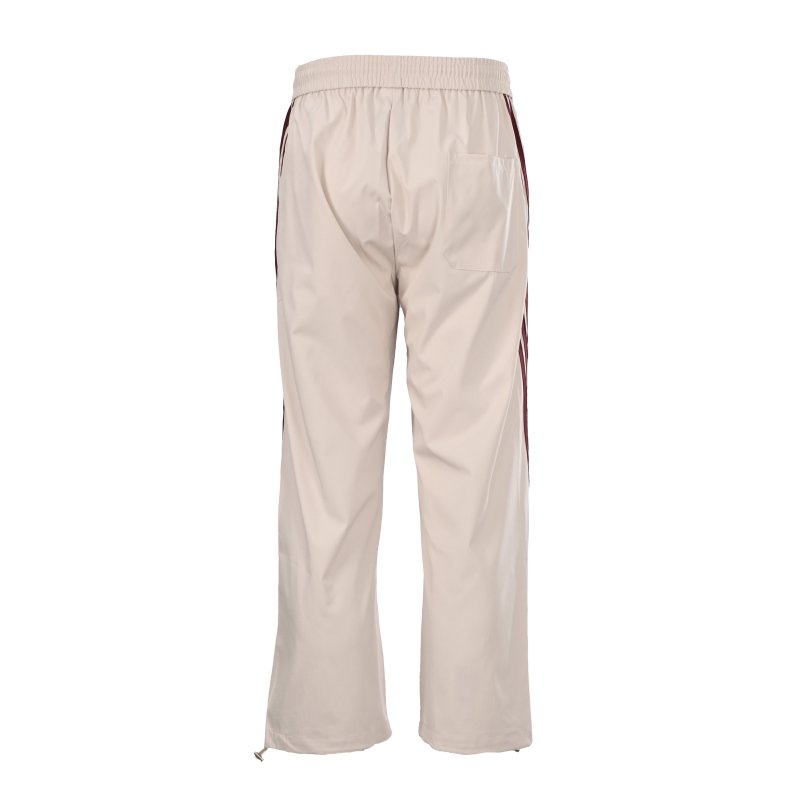 Adidas Women's Cream Wide-Leg Track Pants with Side Stripes view