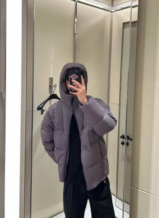 Moncler Grey Puffer Down Jacket view 4
