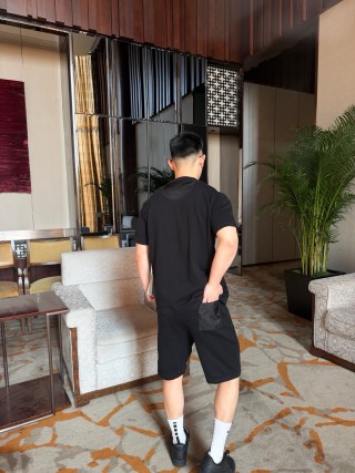 Black Pocket Crewneck T-Shirt view 5