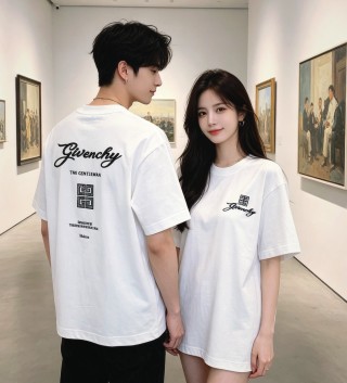 Givenchy White Logo Short Sleeve T-Shirt view 5