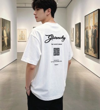 Givenchy White Logo Short Sleeve T-Shirt view 6