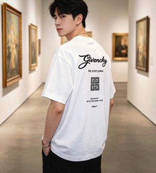 Givenchy White Logo Short Sleeve T-Shirt view 7