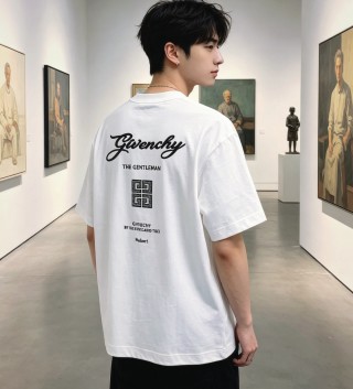 Givenchy White Logo Short Sleeve T-Shirt view 8