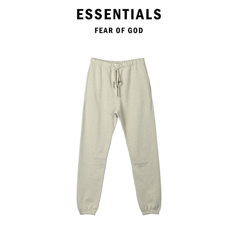 Essentials Stone Grey Drawstring Sweatpants view