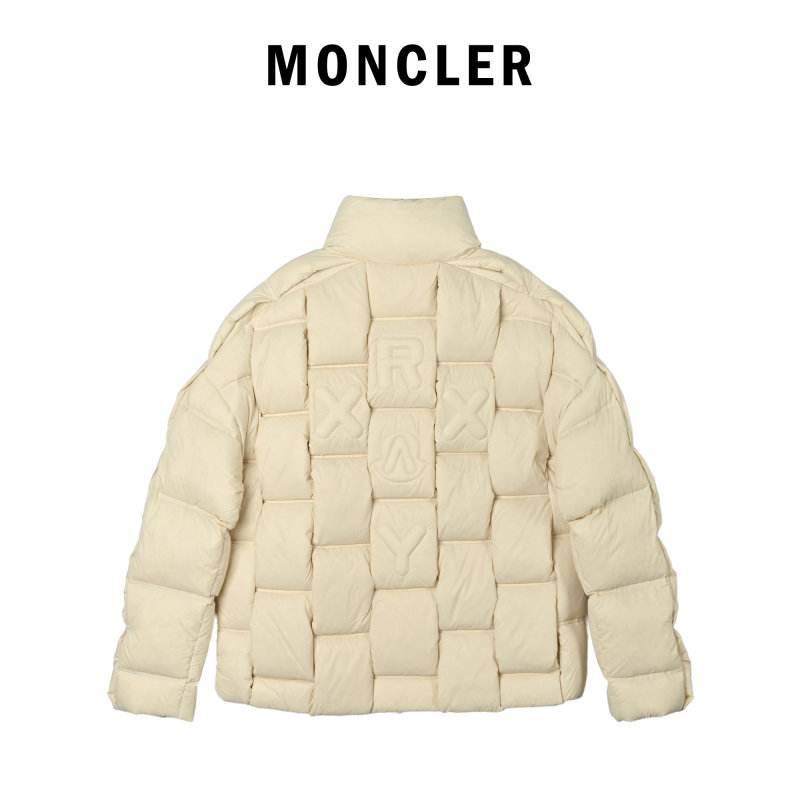 Moncler Cream Puffer Down Jacket view