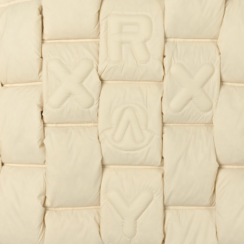 Moncler Cream Puffer Down Jacket view