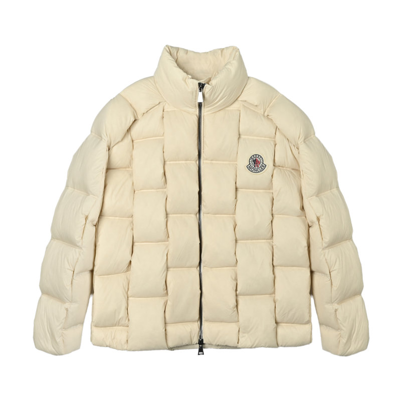 Moncler Cream Puffer Down Jacket view