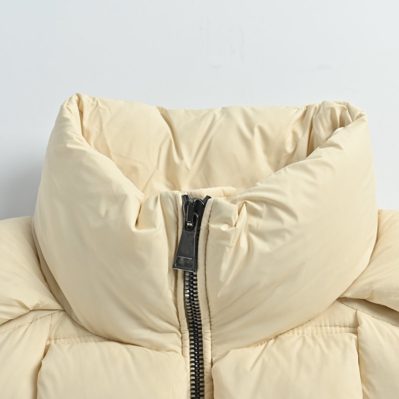 Moncler Cream Puffer Down Jacket view