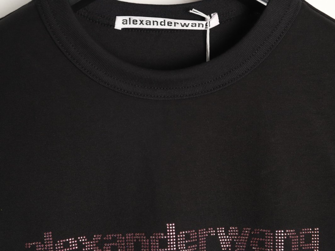 Alexander Wang Black Logo T-Shirt view