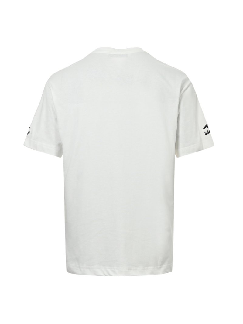 Balenciaga White Logo Short-Sleeve T-Shirt view