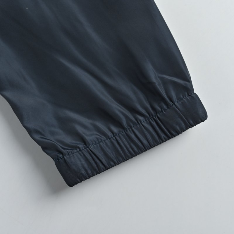 Prada Black Nylon Hooded Windbreaker Jacket view