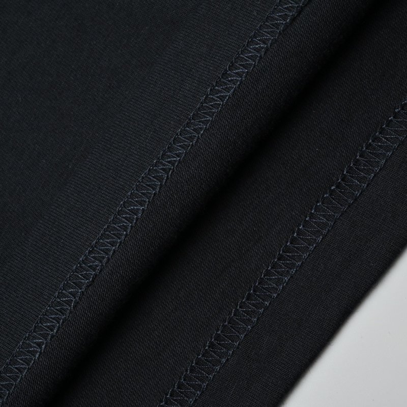Black Oversized Short Sleeve T-Shirt with Label Detail view