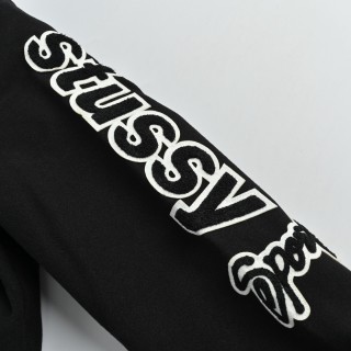 Chrome Hearts Black Varsity Bomber Jacket with Embroidered Sleeves view 18