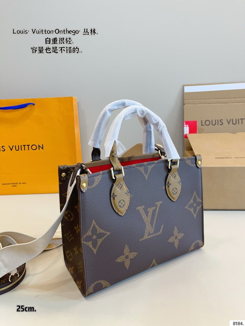 Louis Vuitton OnTheGo Monogram Canvas Tote with Pouch view