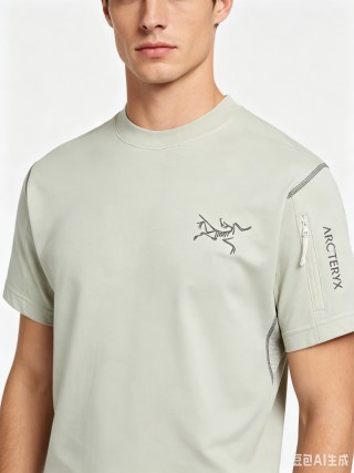 Arc'teryx Bird Emblem Cream Short Sleeve T-Shirt