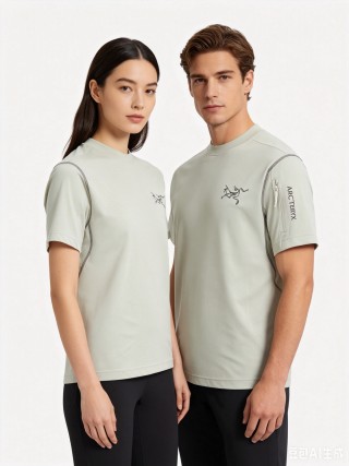 Arc'teryx Bird Emblem Cream Short Sleeve T-Shirt view 2