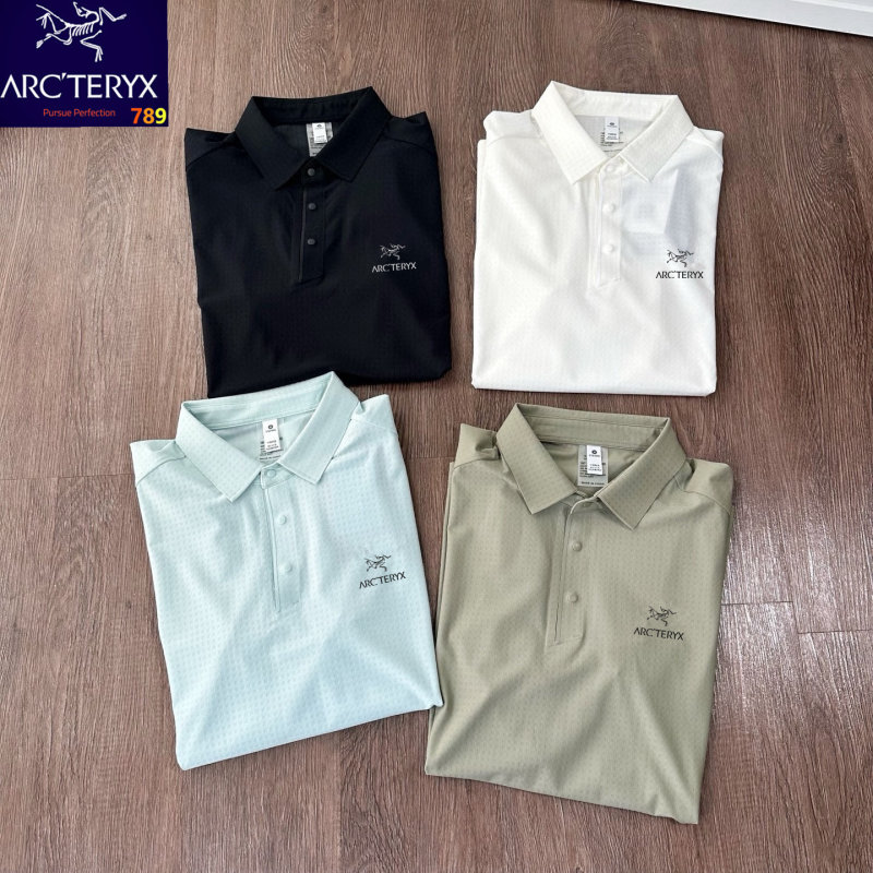 Descente Seamless Summer Polo Khaki Black view