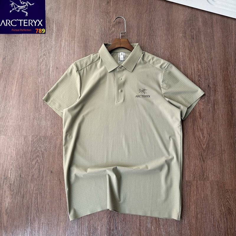 Descente Seamless Summer Polo Khaki Black view