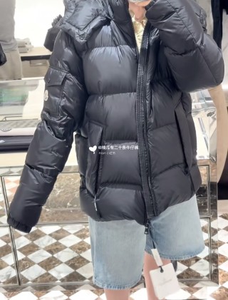 Moncler Black Puffer Down Jacket view 2