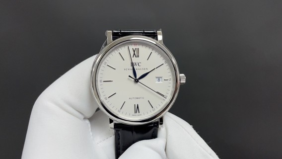 IWC Portofino 40mm Automatic Watch Silver Dial