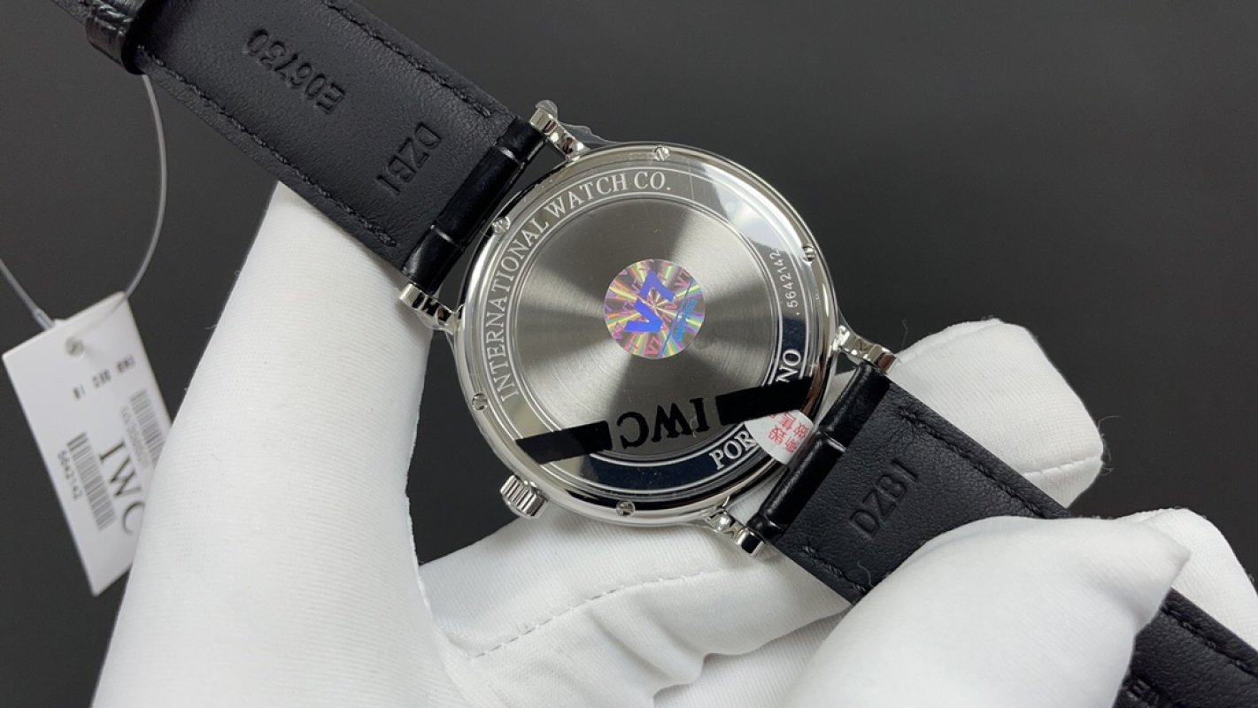 IWC Portofino 40mm Automatic Watch Silver Dial view