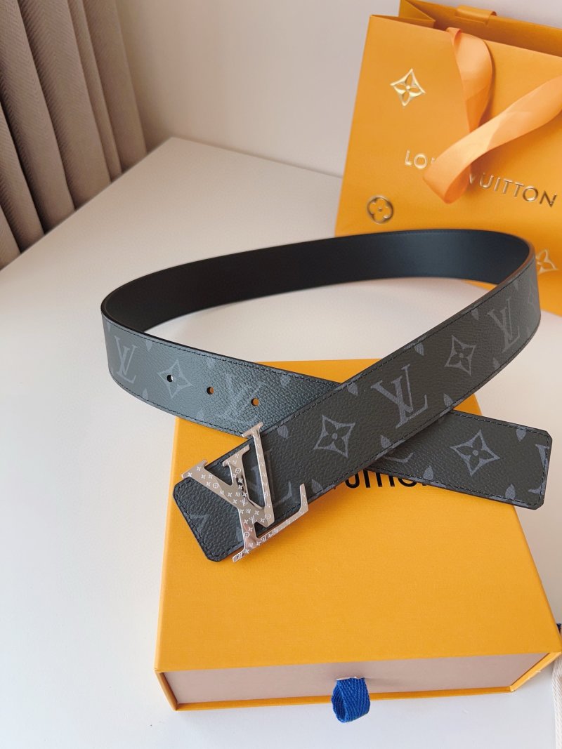 Louis Vuitton LV Monogram Canvas Belt - Black 40mm view