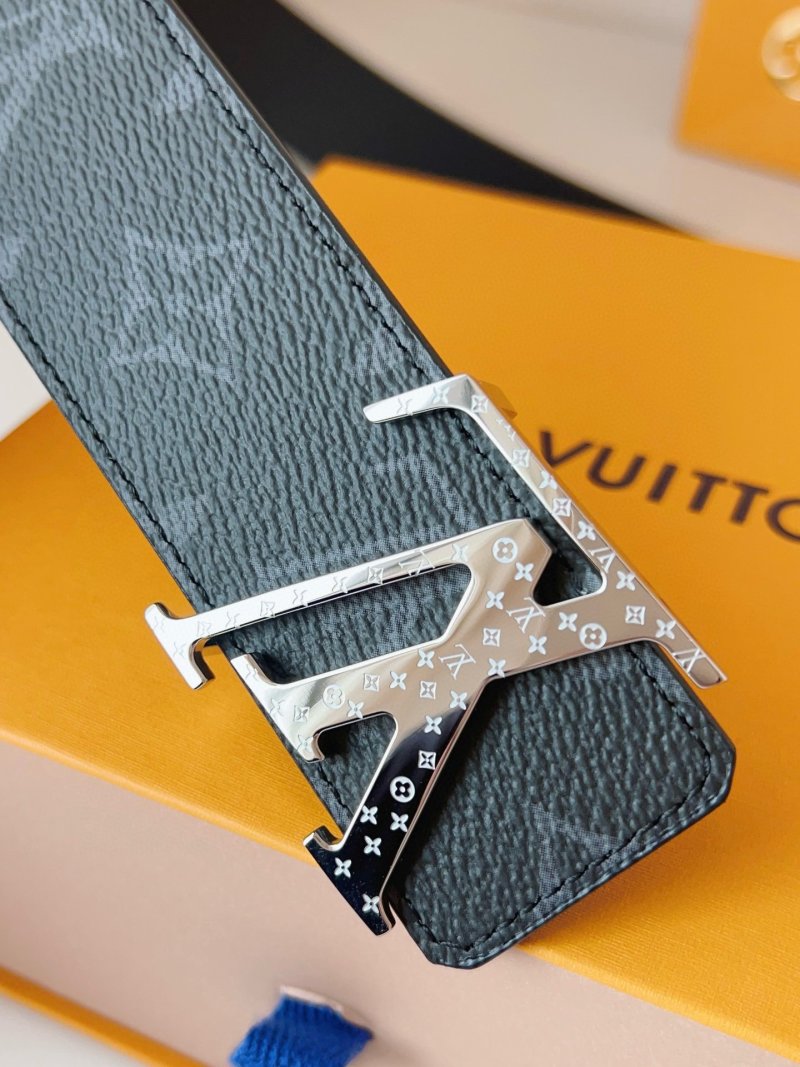 Louis Vuitton LV Monogram Canvas Belt - Black 40mm view