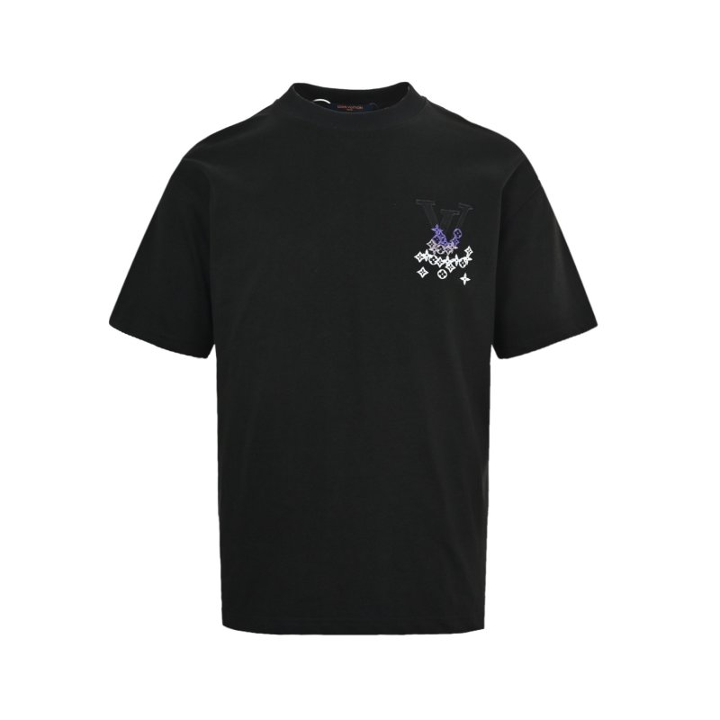Louis Vuitton Black Monogram Chain Print T-Shirt view
