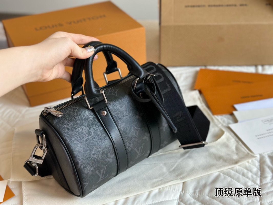 Louis Vuitton x Nigo Keepall XS Black Monogram Canvas Bag