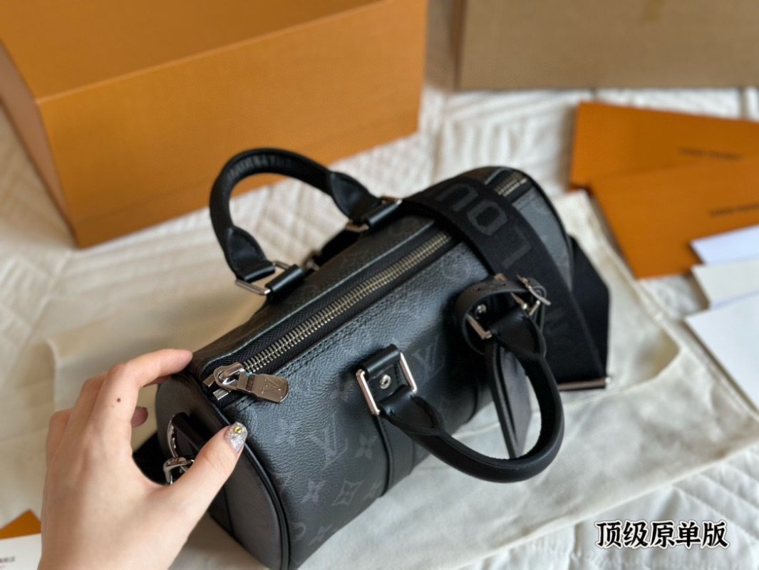 Louis Vuitton x Nigo Keepall XS Black Monogram Canvas Bag view