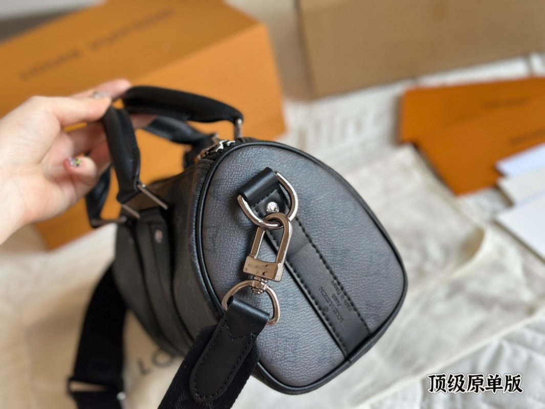 Louis Vuitton x Nigo Keepall XS Black Monogram Canvas Bag view