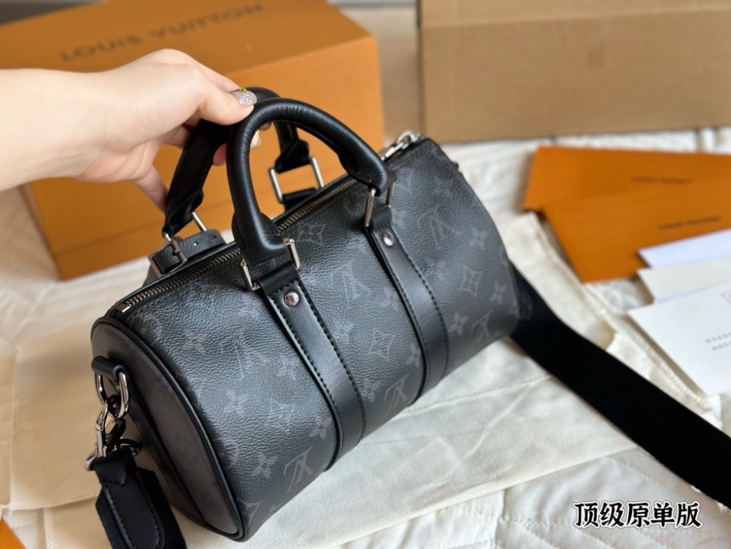 Louis Vuitton x Nigo Keepall XS Black Monogram Canvas Bag view