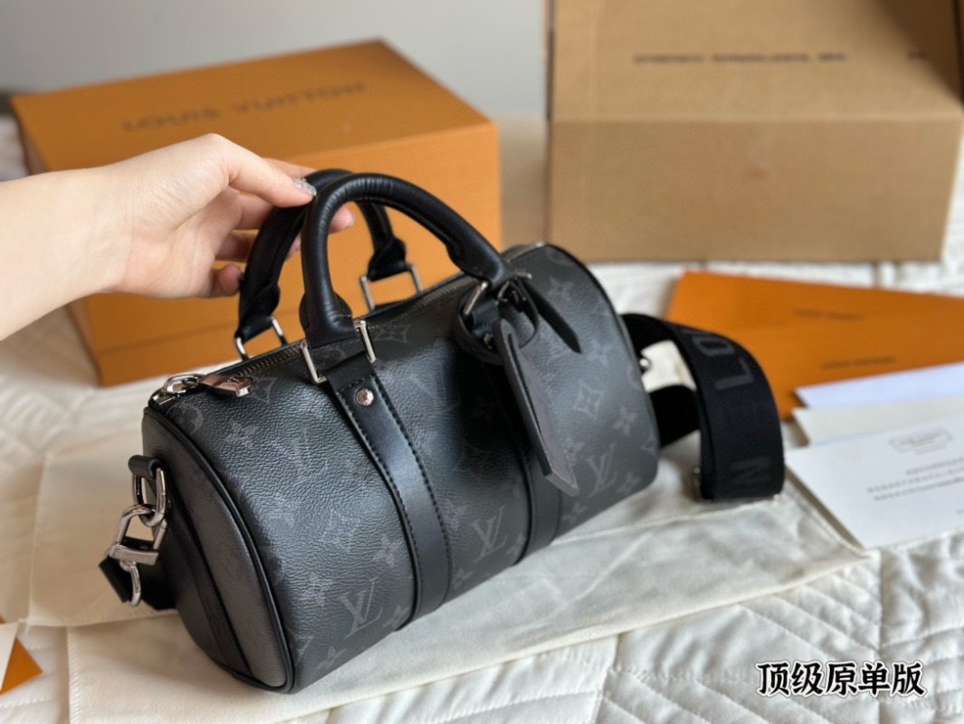 Louis Vuitton x Nigo Keepall XS Black Monogram Canvas Bag view
