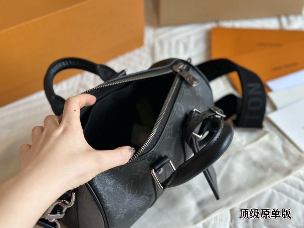 Louis Vuitton x Nigo Keepall XS Black Monogram Canvas Bag view