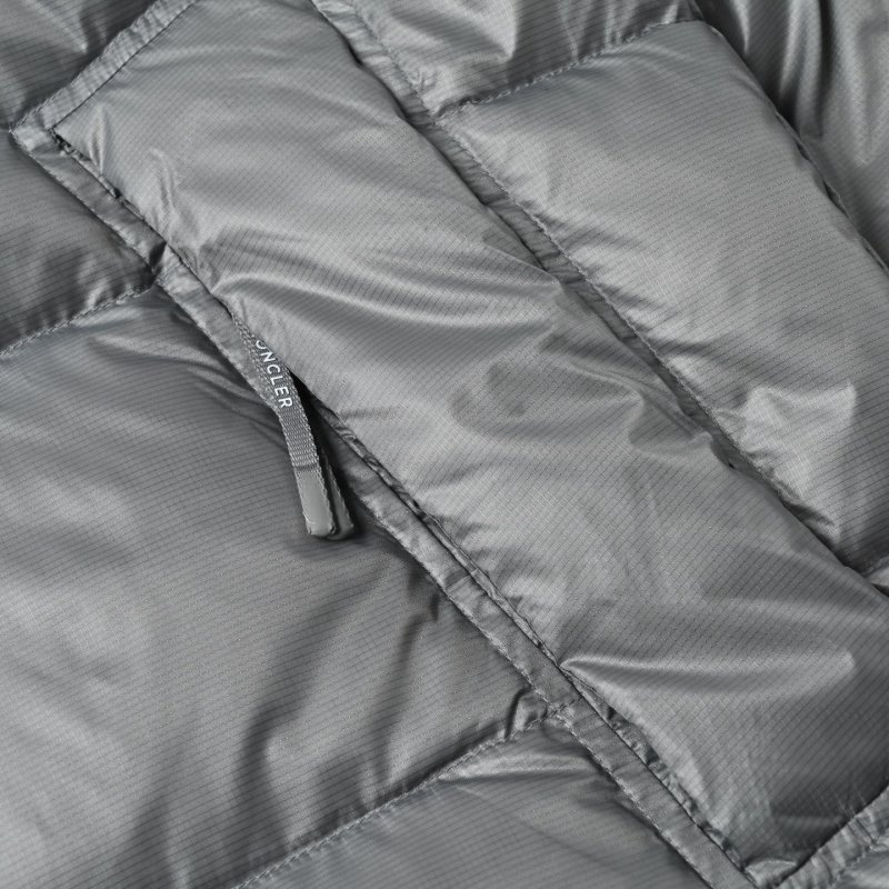 Puffy Grey Down Jacket – Warm Winter Coat view