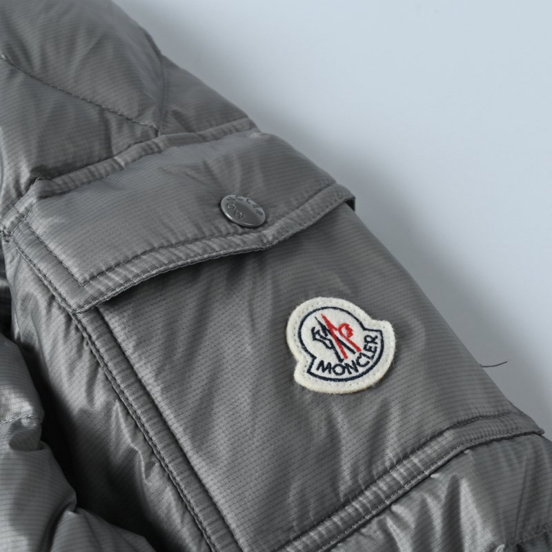 Puffy Grey Down Jacket – Warm Winter Coat view