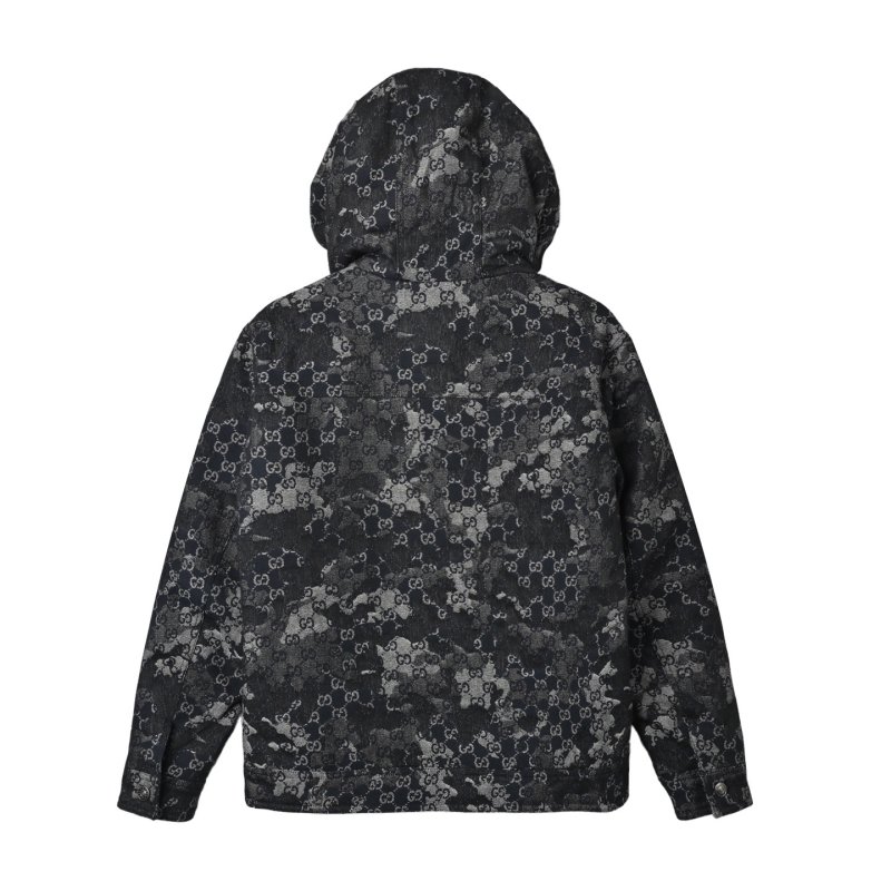 Gucci GG Monogram Black Down Puffer Jacket view