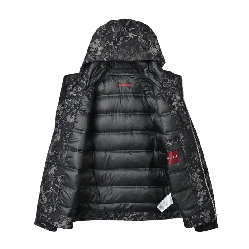 Gucci GG Monogram Black Down Puffer Jacket view
