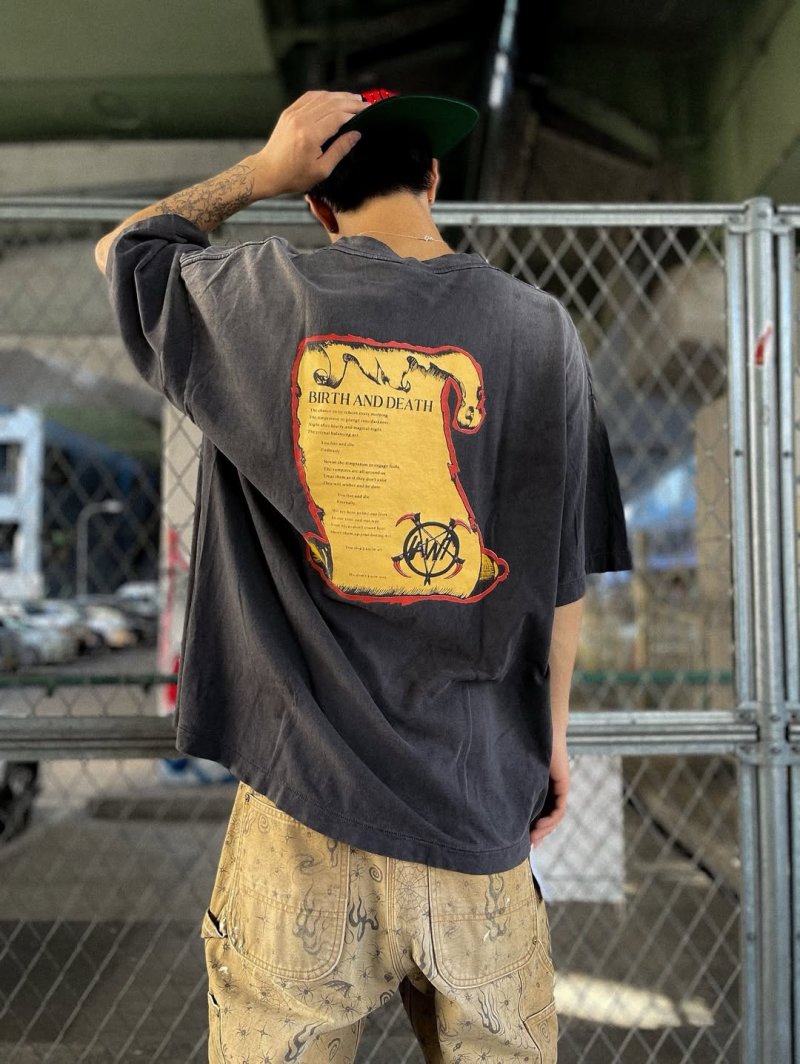 Birth and Death Graphic Black T-Shirt view