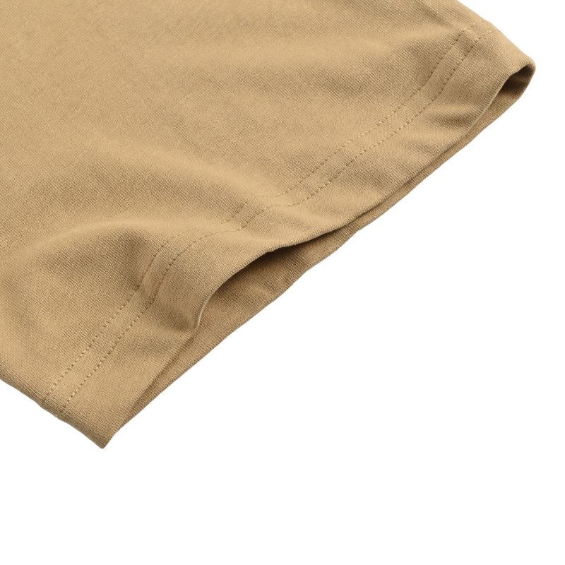 Ami Heart Logo T-Shirt Tan view