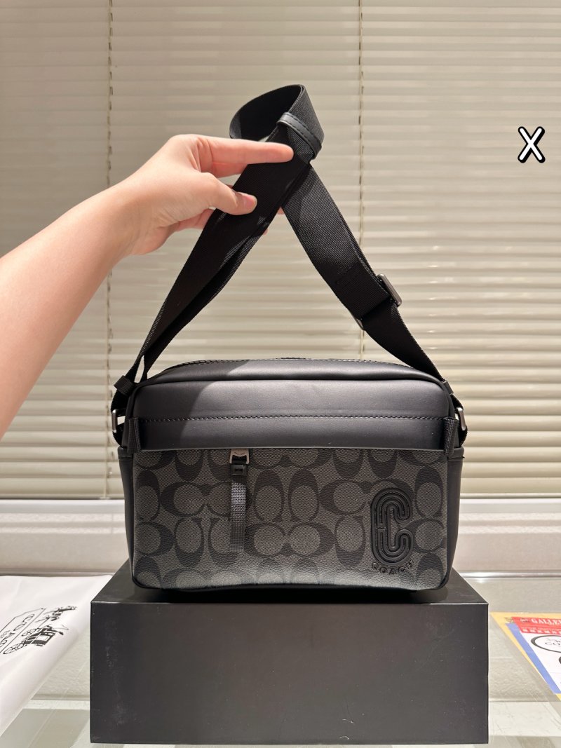 Coach Signature Camera Bag Black