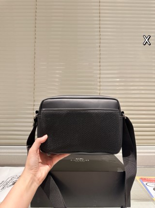 Coach Signature Camera Bag Black view 2
